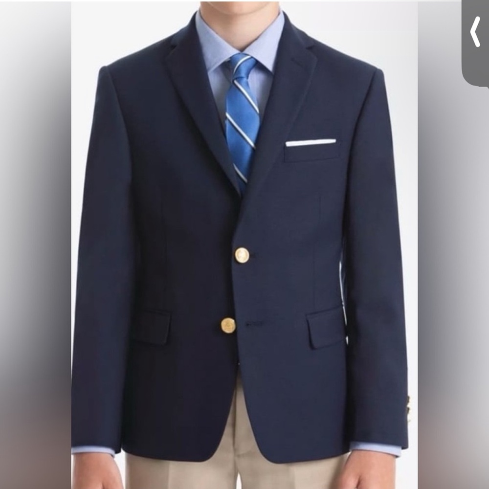 Lauren Ralph Lauren Navy Blazer with Gold Accents